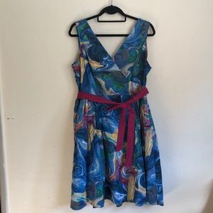 Modcloth Bea and Dot XL fit and flare